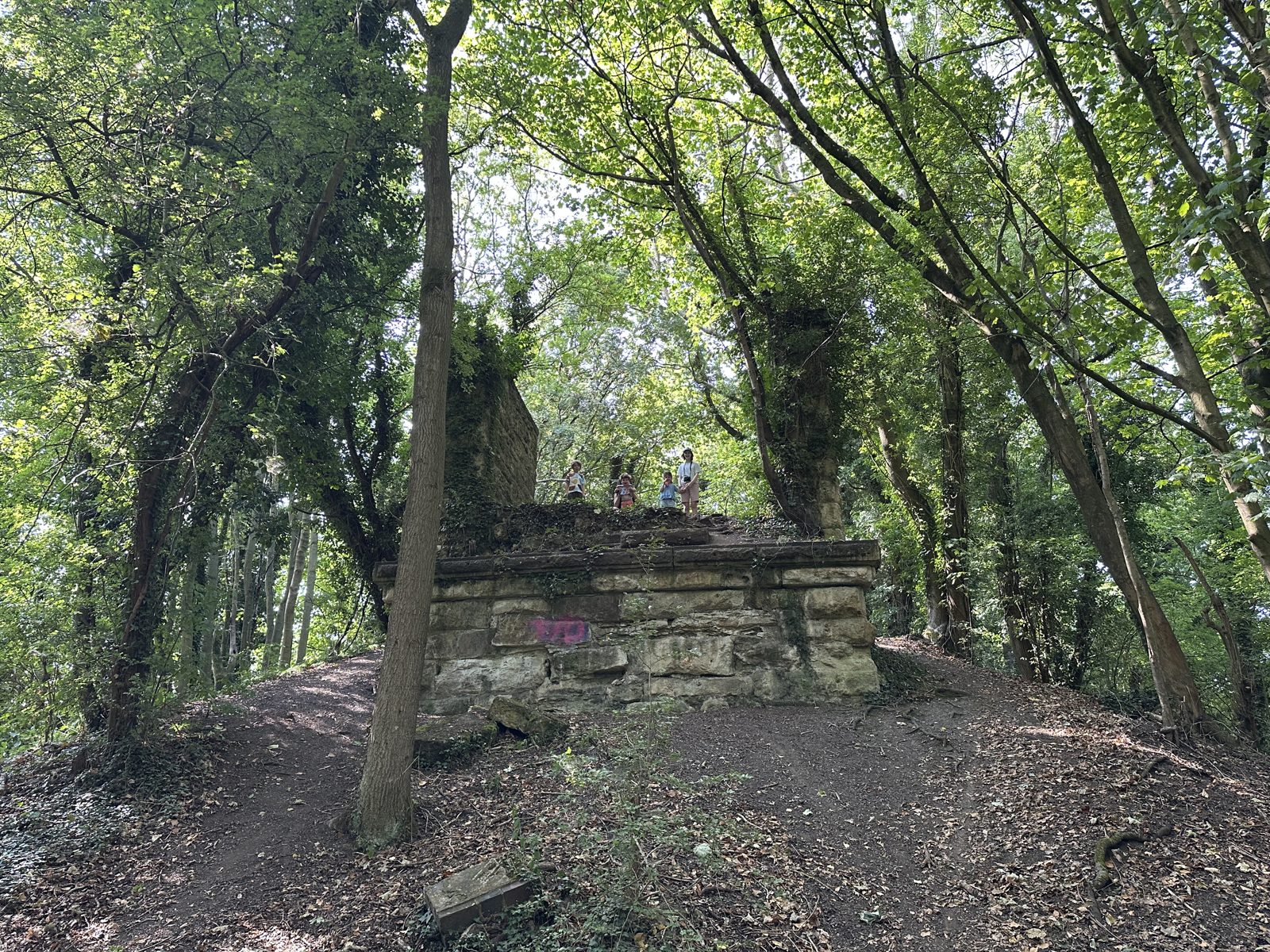 The viaduct piers loop